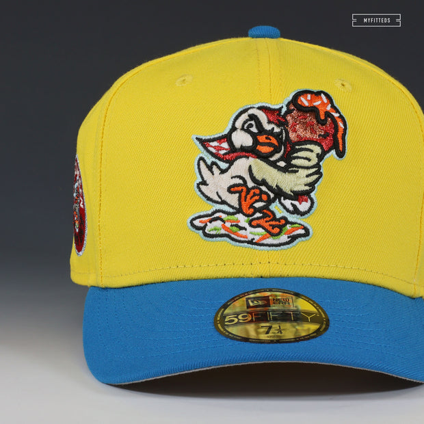 AKRON RUBBERDUCKS X BARBERTON FRIED CHICKEN AND HOT RICE POLLOS HERMANOS NEW ERA HAT