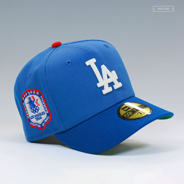 LOS ANGELES DODGERS 1984 OLYMPIC BASEBALL DODGER STADIUM BLUE 2 TONE NEW ERA CAP