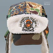 EDMONTON TRAPPERS "WHAT THE CAMO" TRAPPER FITTED ELITE SERIES ZIPPERED NEW ERA HAT