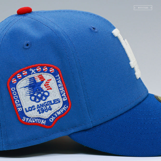 LOS ANGELES DODGERS 1984 OLYMPIC BASEBALL DODGER STADIUM BLUE 2 TONE NEW ERA CAP