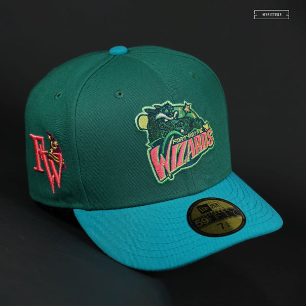 FORT WAYNE WIZARDS THE EMBASSY BASED NEW ERA FITTED CAP