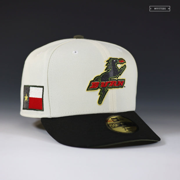 DALLAS BURN MLS RETRO 1996 INAUGURAL SEASON OFF WHITE NEW ERA FITTED CAP