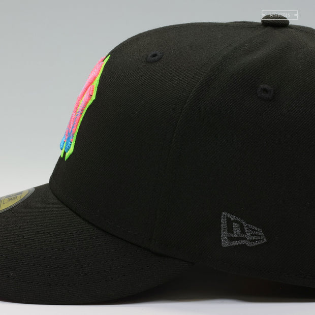 NEW YORK YANKEES 1942 ALL-STAR GAME BLACK LIGHT PACK GRADIENT GRAFFITI NEW ERA FITTED CAP