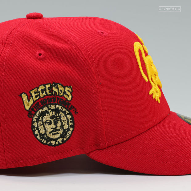 NICKELODEON™ LEGENDS OF THE HIDDEN TEMPLE™ RED JAGUARS™ NEW ERA FITTED CAP