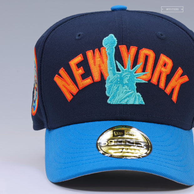 NEW YORK YANKEES 1942 MLB ALL-STAR GAME 2026 FIFA™ WORLD CUP™ POSTER INSPIRED NEW ERA FITTED CAP