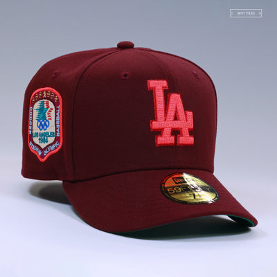 LOS ANGELES DODGERS 1984 OLYMPICS BASEBALL DODGER STADIUM DAMN NEW ERA FITTED CAP