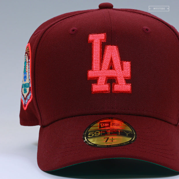 LOS ANGELES DODGERS 1984 OLYMPICS BASEBALL DODGER STADIUM DAMN NEW ERA FITTED CAP