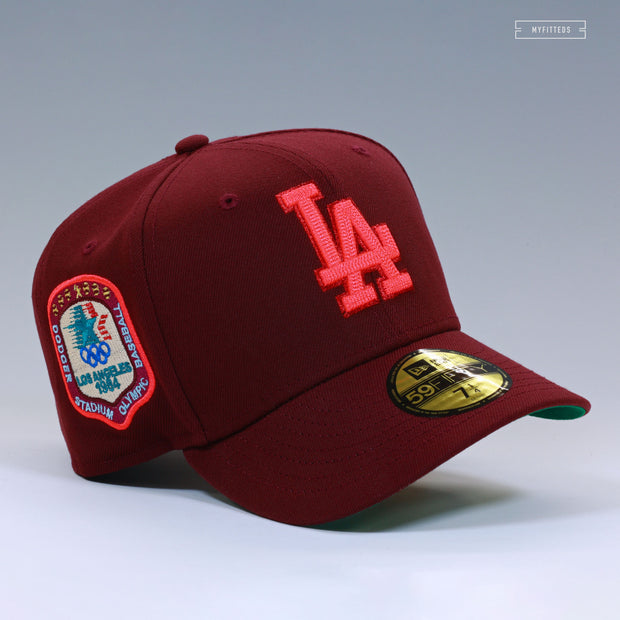 LOS ANGELES DODGERS 1984 OLYMPICS BASEBALL DODGER STADIUM DAMN NEW ERA FITTED CAP