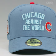 CHICAGO CUBS CHICAGO AGAINST THE WORLD HARRY CARAY NEW ERA FITTED CAP