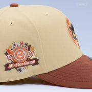 CHICAGO CUBS 1990 MLB ALL-STAR GAME GOLDEN GRAHAMS INSPIRED NEW ERA FITTED CAP