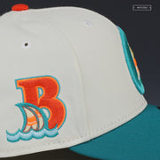 BOWIE BAYSOX X CHESAPEAKE BAYSOX COLORS OF THE BAY OFF WHITE NEW ERA FITTED CAP