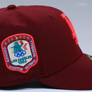 LOS ANGELES DODGERS 1984 OLYMPICS BASEBALL DODGER STADIUM DAMN NEW ERA FITTED CAP