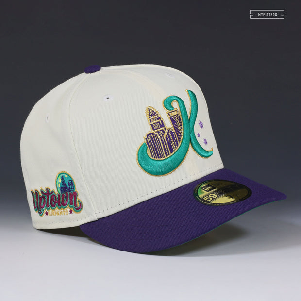 CHARLOTTE KNIGHTS X UPTOWN KNIGHTS THEME NIGHT AIR JORDAN V GRAPES NEW ERA HAT