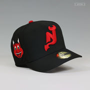 NEW JERSEY DEVILS THE NJ DEVIL MASCOT THIRD JERSEY INSPIRED NEW ERA FITTED CAP