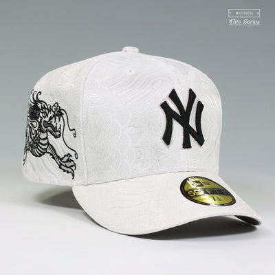 NEW YORK YANKEES MYFITTEDS ELITE SERIES YIN AND YANG SILK ROAD NEW ERA FITTED CAP