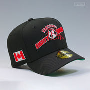 VANCOUVER EIGHTY SIXERS RETRO MLS JET BLACK RADIANT RED NEW ERA FITTED CAP