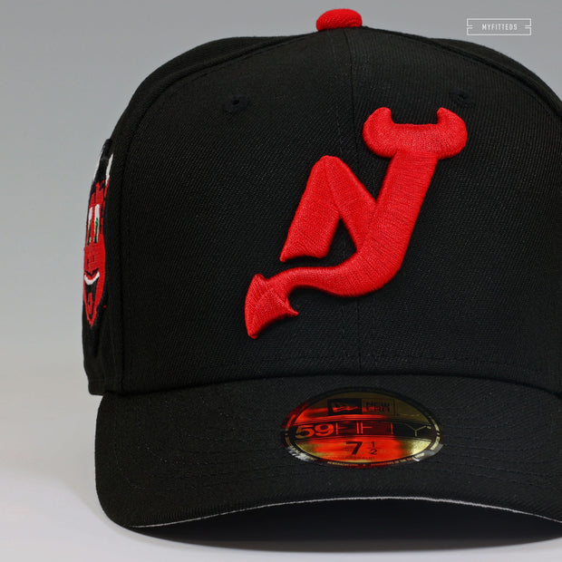 NEW JERSEY DEVILS THE NJ DEVIL MASCOT THIRD JERSEY INSPIRED NEW ERA FITTED CAP