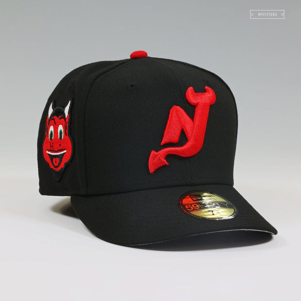 NEW JERSEY DEVILS THE NJ DEVIL MASCOT THIRD JERSEY INSPIRED NEW ERA FITTED CAP