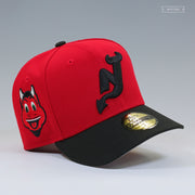 NEW JERSEY DEVILS NJ DEVIL SCARLET JET BLACK AIR JORDAN XII FLU GAME INSPIRED NEW ERA HAT