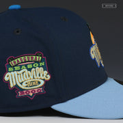 MUDVILLE NINE 2000 INAUGURAL SEASON FREESTYLE WITH COLORS NEW ERA FITTED CAP