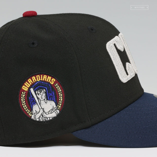 CLEVELAND GUARDIANS CITY CONNECT GLOW IN THE DARK CLE NEW ERA FITTED CAP