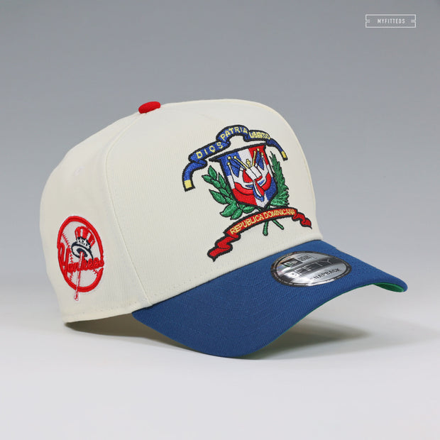 NEW YORK YANKEES X ESCUDO DE LA REPÚBLICA DOMINICANA JUAN SOTO NEW ERA 9FIFTY A-FRAME SNAPBACK