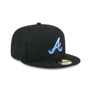 ATLANTA BRAVES KOI FISH POND ALL OVER EMBROIDERED NEW ERA FITTED CAP