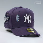 NEW YORK YANKEES WORLD SERIES VELCRO YANKEES PATCH DISTRESSED ELITE SERIES NEW ERA FITTED CAP