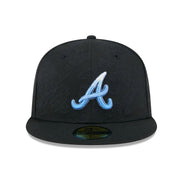 ATLANTA BRAVES KOI FISH POND ALL OVER EMBROIDERED NEW ERA FITTED CAP