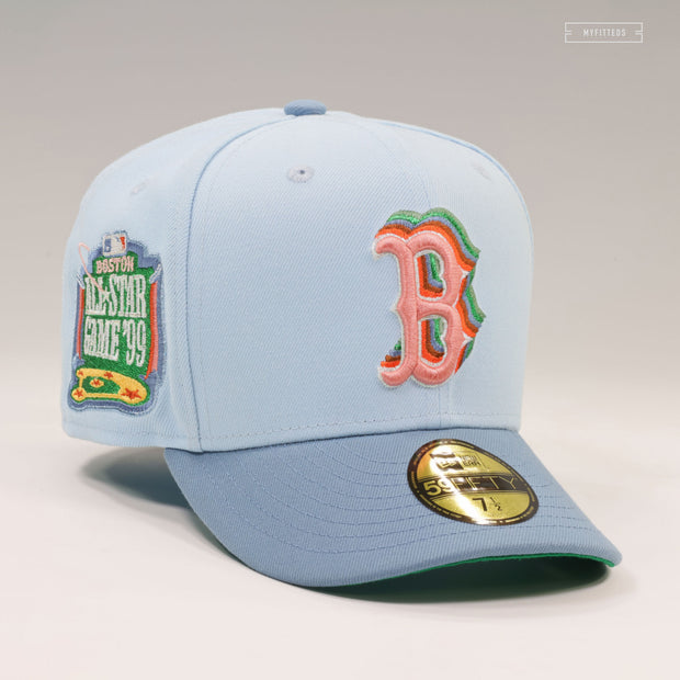 BOSTON RED SOX 1999 MLB ALL-STAR GAME 2026 FIFA™ WORLD CUP™ POSTER INSPIRED NEW ERA FITTED CAP