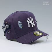 NEW YORK YANKEES WORLD SERIES VELCRO YANKEES PATCH DISTRESSED ELITE SERIES NEW ERA FITTED CAP