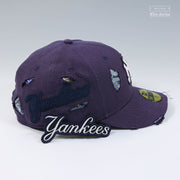 NEW YORK YANKEES WORLD SERIES VELCRO YANKEES PATCH DISTRESSED ELITE SERIES NEW ERA FITTED CAP