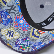NEW YORK YANKEES WORLD SERIES VELCRO YANKEES PATCH DISTRESSED ELITE SERIES NEW ERA FITTED CAP