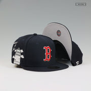 BOSTON RED SOX GREETINGS FROM BOSTON CLOUD ICON LIGHTHOUSE NEW ERA FITTED CAP