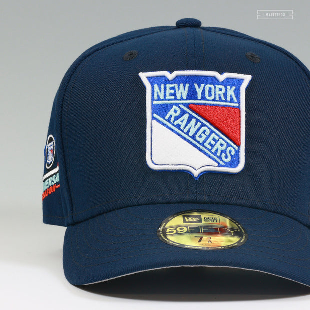 NEW YORK RANGERS 70TH ANNIVERSARY SEASON NIGHTSHADE NEW ERA FITTED CAP