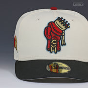 SPOKANE INDIANS KING CARL OFF WHITE NEW ERA FITTED CAP