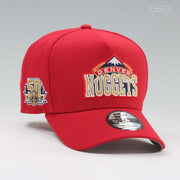 DENVER NUGGETS 1967-2017 50TH ANNIVERSARY NBA HWC 9FIFTY A-FRAME NEW ERA SNAPBACK