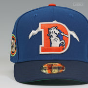 DENVER BRONCOS 50TH ANNIVERSARY CLUB MILE HIGH OLD AND NEW NEW ERA FITTED CAP