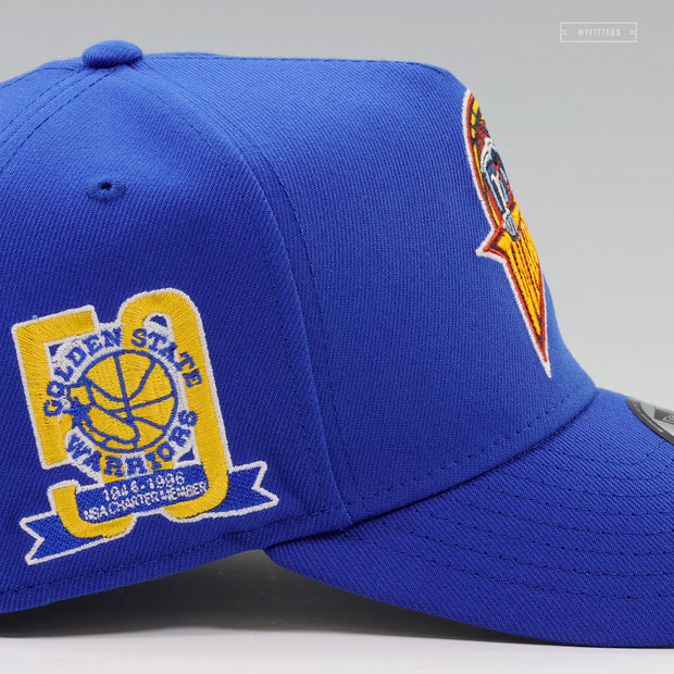 GOLDEN STATE WARRIORS 50TH ANNIVERSARY NBA HWC 9FIFTY A-FRAME NEW ERA SNAPBACK