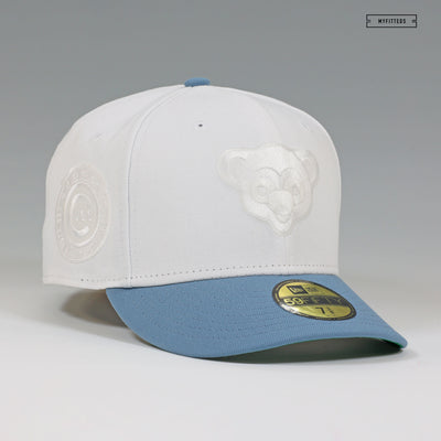 CHICAGO CUBS 1962 ALL-STAR GAME GLOW IN THE DARK CUB WHITE OUT NEW ERA FITTED CAP