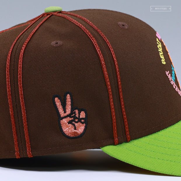 LOVE & PEACE HAPPINESS QUESTION REVOLT RISE REPRESENT DE LA SOUL DUNK SB INSPIRED NEW ERA CAP