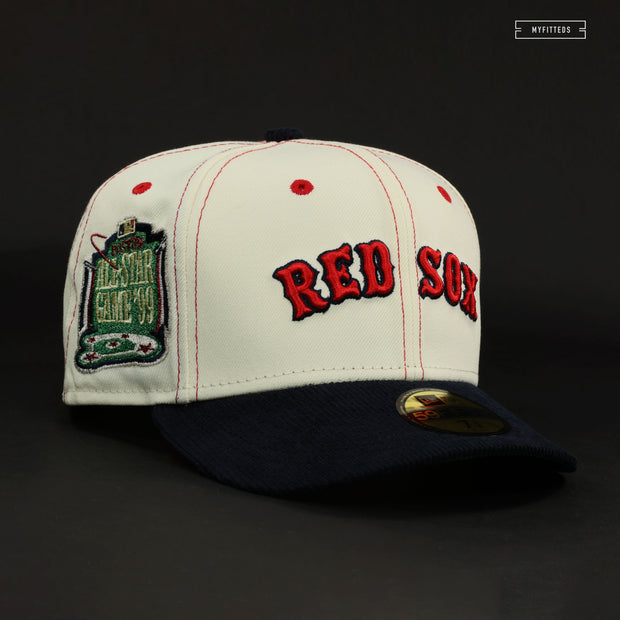 BOSTON RED SOX 1999 MLB ALL STAR GAME JERSEY OFF WHITE NEW ERA FITTED CAP