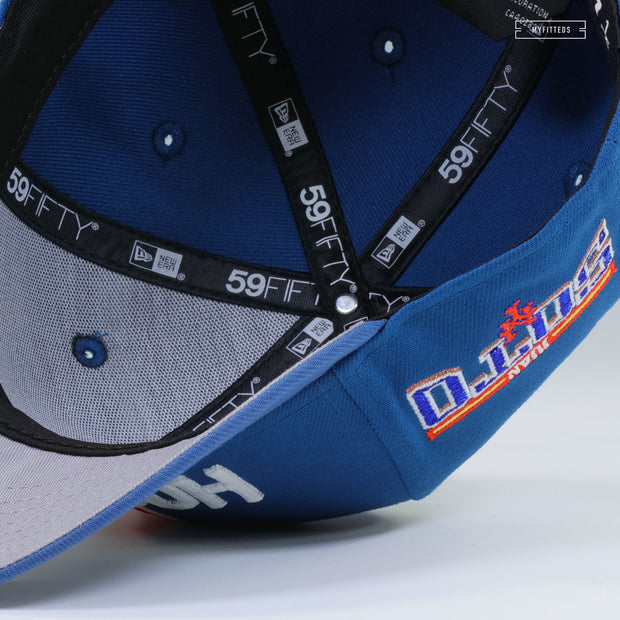 NEW YORK METS JUAN SOTO HOME RUN APPLE VINTAGE WEATHERED LOOK NEW ERA FITTED CAP