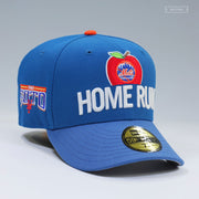 NEW YORK METS JUAN SOTO HOME RUN APPLE VINTAGE WEATHERED LOOK NEW ERA FITTED CAP