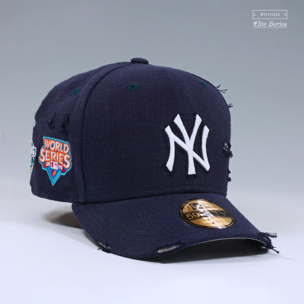 NEW YORK YANKEES 1923 1936 1941 1952 1962 1978 1999 2009 WORLD SERIES ELITE SERIES NEW ERA CAP