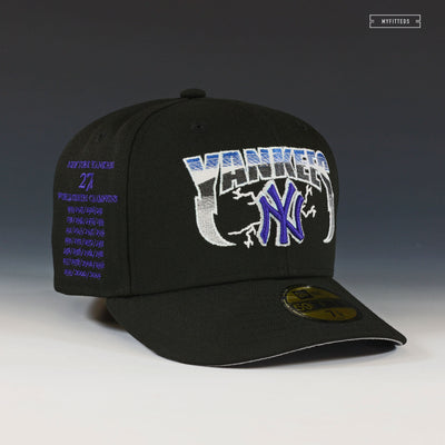 NEW YORK YANKEES 27X WORLD SERIES CHAMPIONS METALLICA INSPIRED NEW ERA FITTED CAP