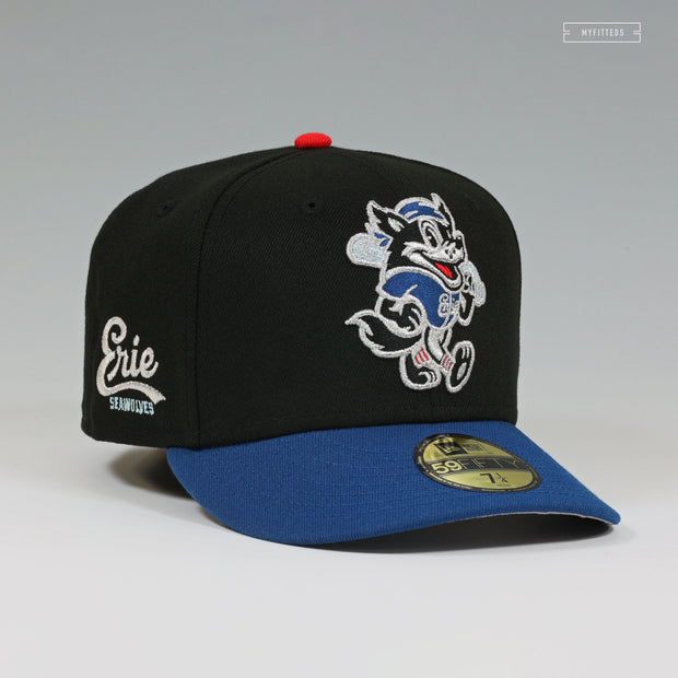 ERIE SEAWOLVES FAUXBACK NEW OLD IDENTITY NES MINI INSPIRED NEW ERA FITTED HAT