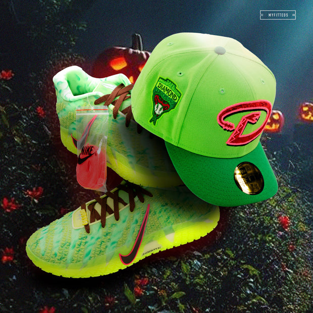 ARIZONA DIAMONDBACKS 1998 INAUGURAL SEASON KOBE VI PROTRO GRINCH INSPIRED NEW ERA CAP