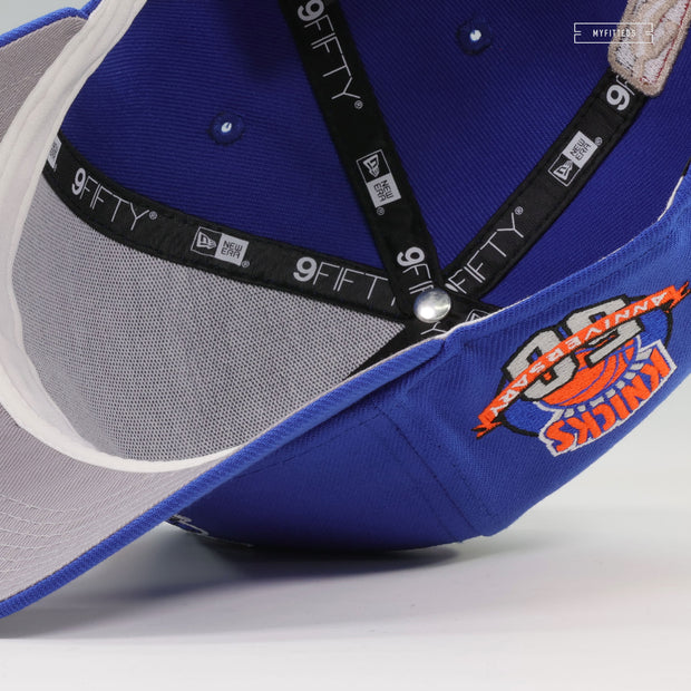 NEW YORK KNICKS NBA HARDWOOD CLASSICS 50TH ANNIVERSARY 9FIFTY A-FRAME NEW ERA SNAPBACK