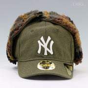 NEW YORK YANKEES X THREE LOOMS JAPAN X NEW ERA CAMO SHERPA DOG EAR NEW ERA CAP